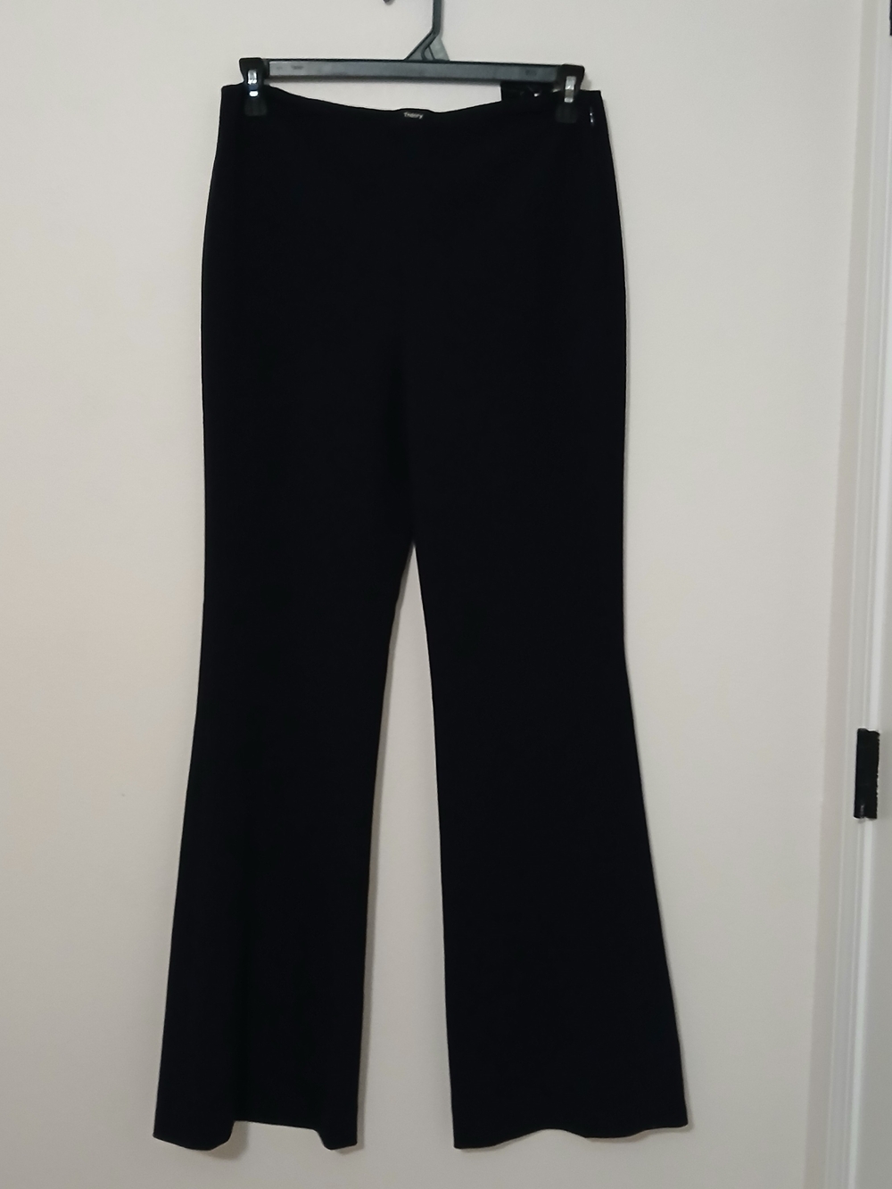 Theory Navy Wide-Leg Pants
